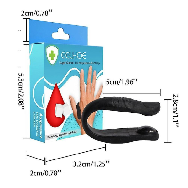 Sugar Control LI4 Acupressure Point Clip (Buy 1 Get 2 Free)